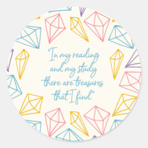 "Schatten die ik vind" Ronde Sticker