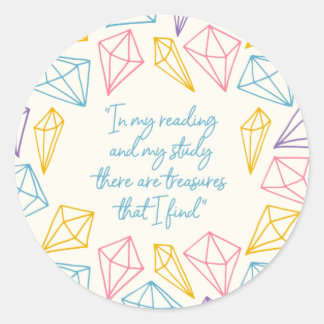 "Schatten die ik vind" Ronde Sticker