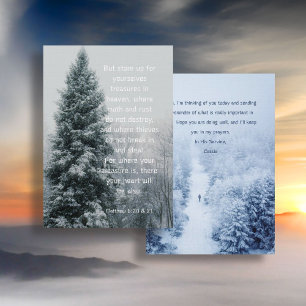 Schatten in de Hemel Aanmoedigende Groet Kaart