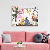 Schatten op Thin Ice Canvas Afdruk (Insitu (Woonkamer))