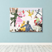 Schatten op Thin Ice Canvas Afdruk (Insitu (Houten vloer))