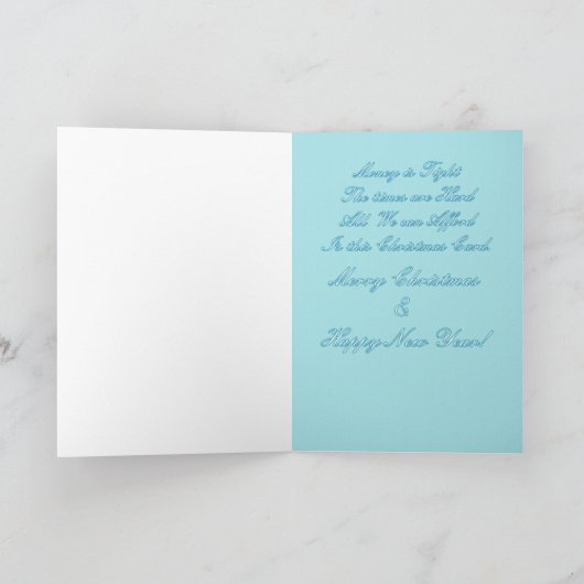 Schatten op Thin Ice Feestdagen Kaart (Binnen)