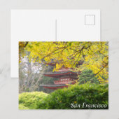 Schatten Toren Pagode, San Francisco Briefkaart (Voorkant / Achterkant)