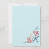 Schatten uit de Zee Uitnodiging (Achterkant)