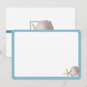 Schatten uit het Strand Dank Je Bedankkaart (Voorkant / Achterkant)