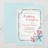 Schatten uit het Zee Uitnodiging (Voorkant / Achterkant)