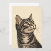 Schatten van de tabby van Dürer1 Kaart (Voorkant / Achterkant)