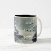 Schatten van de Tao Te Ching 001 Tweekleurige Koffiemok (Voorkant rechts)