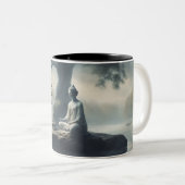Schatten van de Tao Te Ching 002 Tweekleurige Koffiemok (Voorkant rechts)