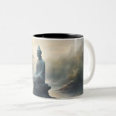 Schatten van de Tao Te Ching 003 Tweekleurige Koffiemok (Voorkant rechts)