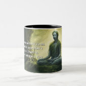 Schatten van de Tao Te Ching 004 Tweekleurige Koffiemok (Center)