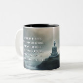 Schatten van de Tao Te Ching 007 Tweekleurige Koffiemok (Voorkant links)