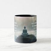Schatten van de Tao Te Ching 007 Tweekleurige Koffiemok (Center)