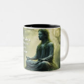 Schatten van de Tao Te Ching 011 Tweekleurige Koffiemok (Voorkant rechts)