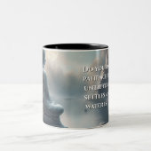 Schatten van de Tao Te Ching 014 Tweekleurige Koffiemok (Center)