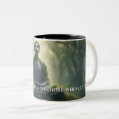 Schatten van de Tao Te Ching 018 Tweekleurige Koffiemok (Voorkant rechts)