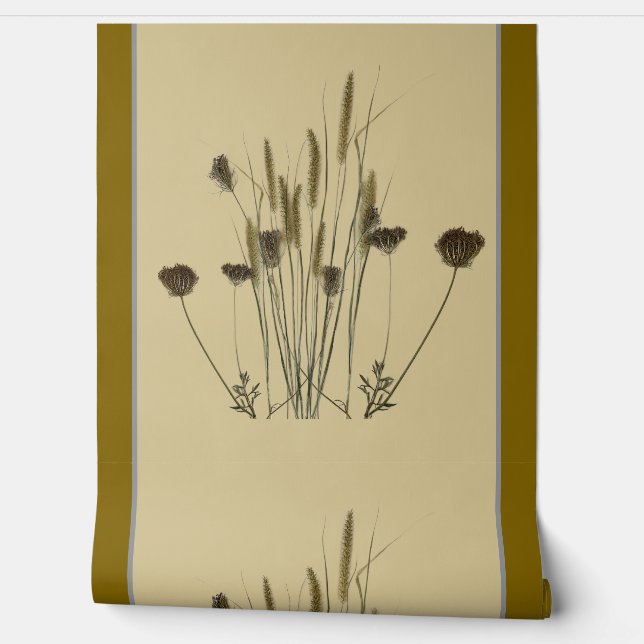 Schatten van de winter (A) op een Behang (Afrollen)