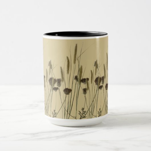 Schatten van de winter (A) op een Mok (Midden)