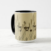 Schatten van de winter (A) op een Mok (Voorkant links)