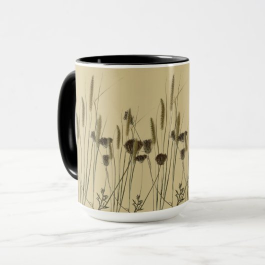 Schatten van de winter (A) op een Mok (Voorkant links)