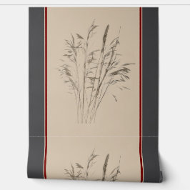 Schatten van de winter (B) op een Behang