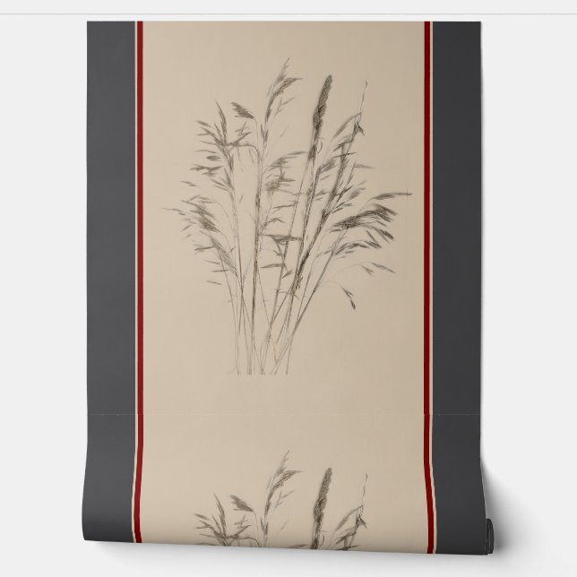 Schatten van de winter (B) op een Behang (Afrollen)