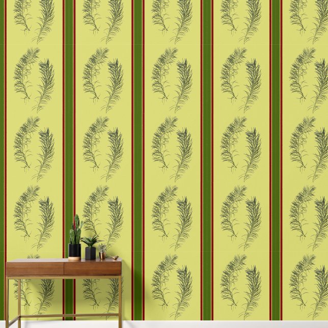 Schatten van de zomer (B) op een Behang (Hal)