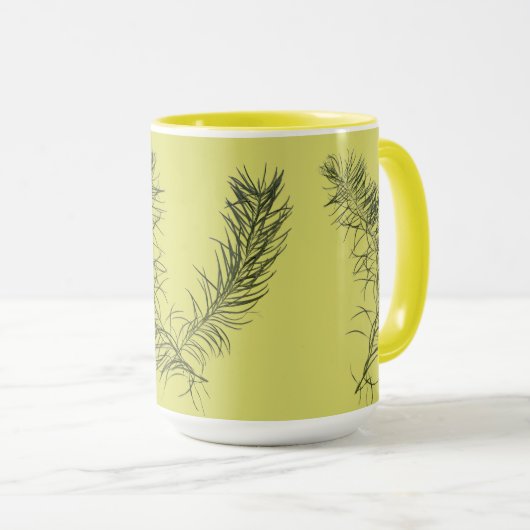 Schatten van de zomer op een Mok - B (Voorkant rechts)