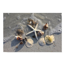 Schatten van het strand bij laagwater