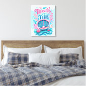 Schatten van het Tij Canvas Afdruk (Insitu (Slaapkamer))