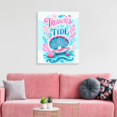Schatten van het Tij Canvas Afdruk (Insitu (Woonkamer))
