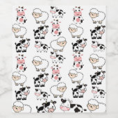 schatten wijn etiket (Enkel label)