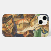 Schatteneiland, Vintage Sprookje Piraten Case-Mate iPhone Case (Achterkant (horizontaal))