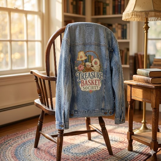 Schattenmandsocieteit Cottagecore Denim Jacket