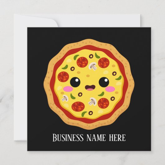 schattepizza-business voegt informatie toe (Voorkant)