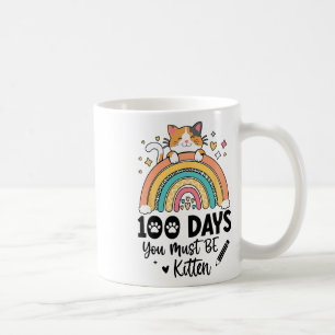 Schattig 100 dagen naar school Meisjes Kat 100ste Koffiemok
