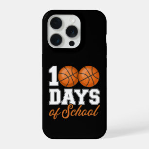 Schattig 100 dagen school basketbal kinderen leraa iPhone 15 pro case