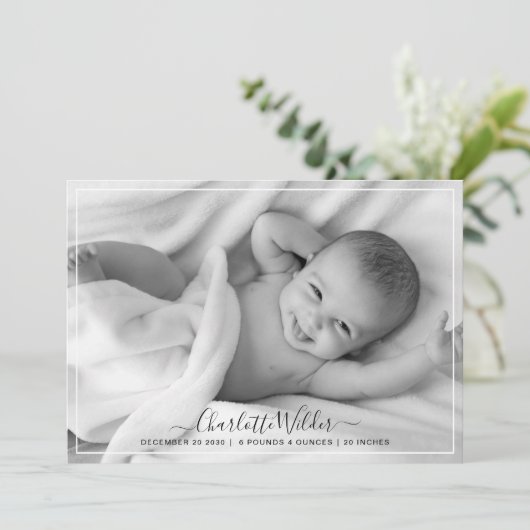 Schattig 2 Foto Baby (Staand voorkant)