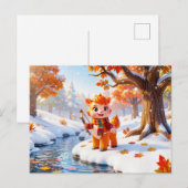 Schattig 3D Boogschutter sterrenbeeld karakter Briefkaart (Voorkant / Achterkant)