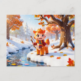 Schattig 3D Boogschutter sterrenbeeld karakter Briefkaart