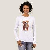 Schattig 3D-cartoonhond  Tri-Blend Shirt (Voorkant)