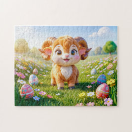 Schattig 3D Ram Sterrenbeeld Ram Legpuzzel
