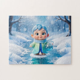 Schattig 3D Waterman sterrenbeeld karakter Legpuzzel