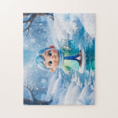 Schattig 3D Waterman sterrenbeeld karakter Legpuzzel (Verticaal)