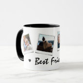 Schattig 4 foto Beste Vrienden Mok (Voorkant links)
