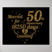 schattig 50e Jubileum Poster (Voorkant)