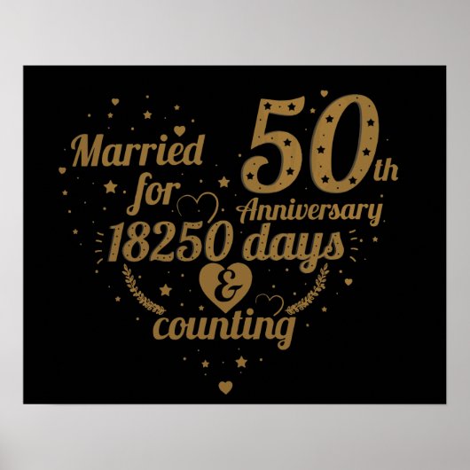 schattig 50e Jubileum Poster (Voorkant)