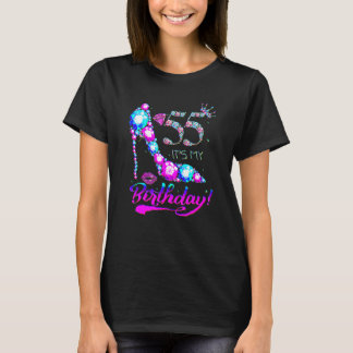 Schattig 55 Jaar Oud Het Is Mijn 55e Verjaardagsfe T-shirt