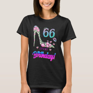 Schattig 66 jaar oud Het is mijn 66e verjaardagsfe T-shirt