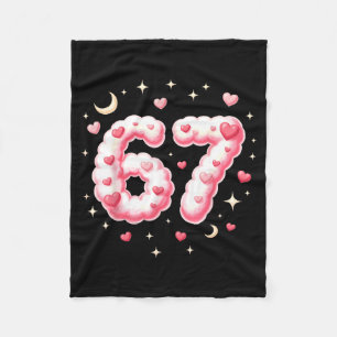 Schattig 67 Kawaii Harten Valentijnsdag Kinder Hum Fleece Deken